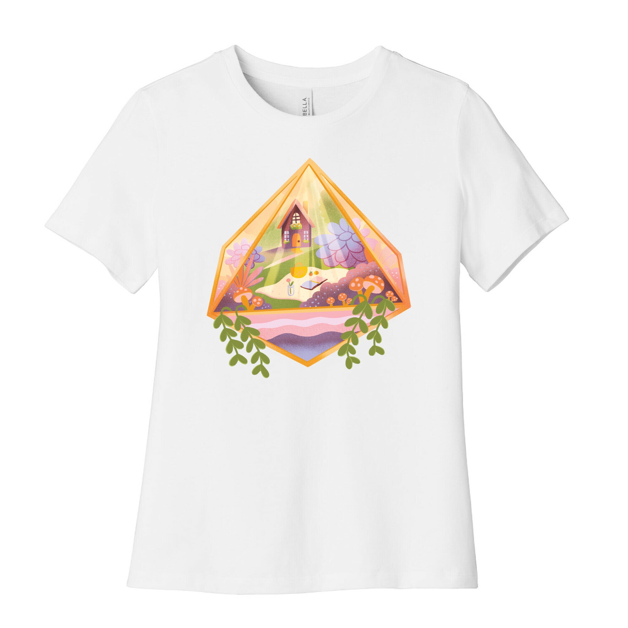 Cottagecore Terrarium Women's Cotton Tee